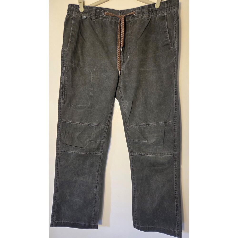 Ascend Pants Men's 36 X 30 Gray Explorer Straight Leg Utility Performance Cotton